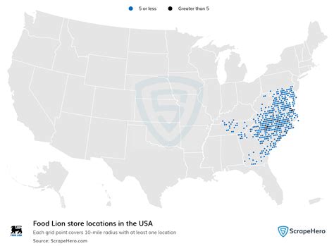 All Food Lion locations in United States